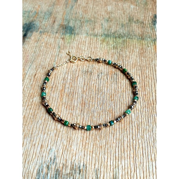 5 Octobre auksuoto sidabro apyrankė 